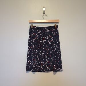 Philosophy Pink and Blue Pencil Midi Skirt for Work